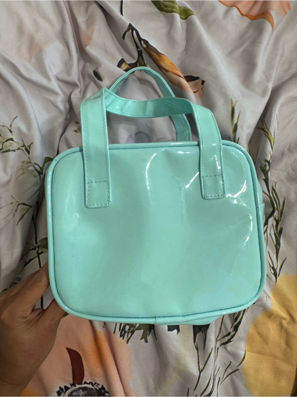 Mint Patent Mini Tote Bag - Women Bags